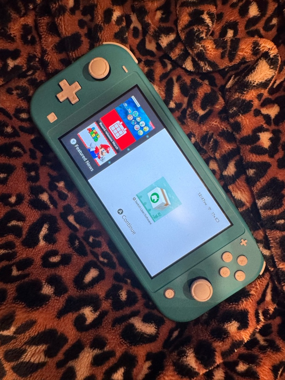 Nintendo Switch Lite Teal Handheld Console - Teal